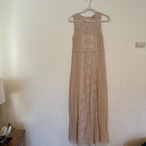 Forever 21 Contemporary Sheer Crochet Dress